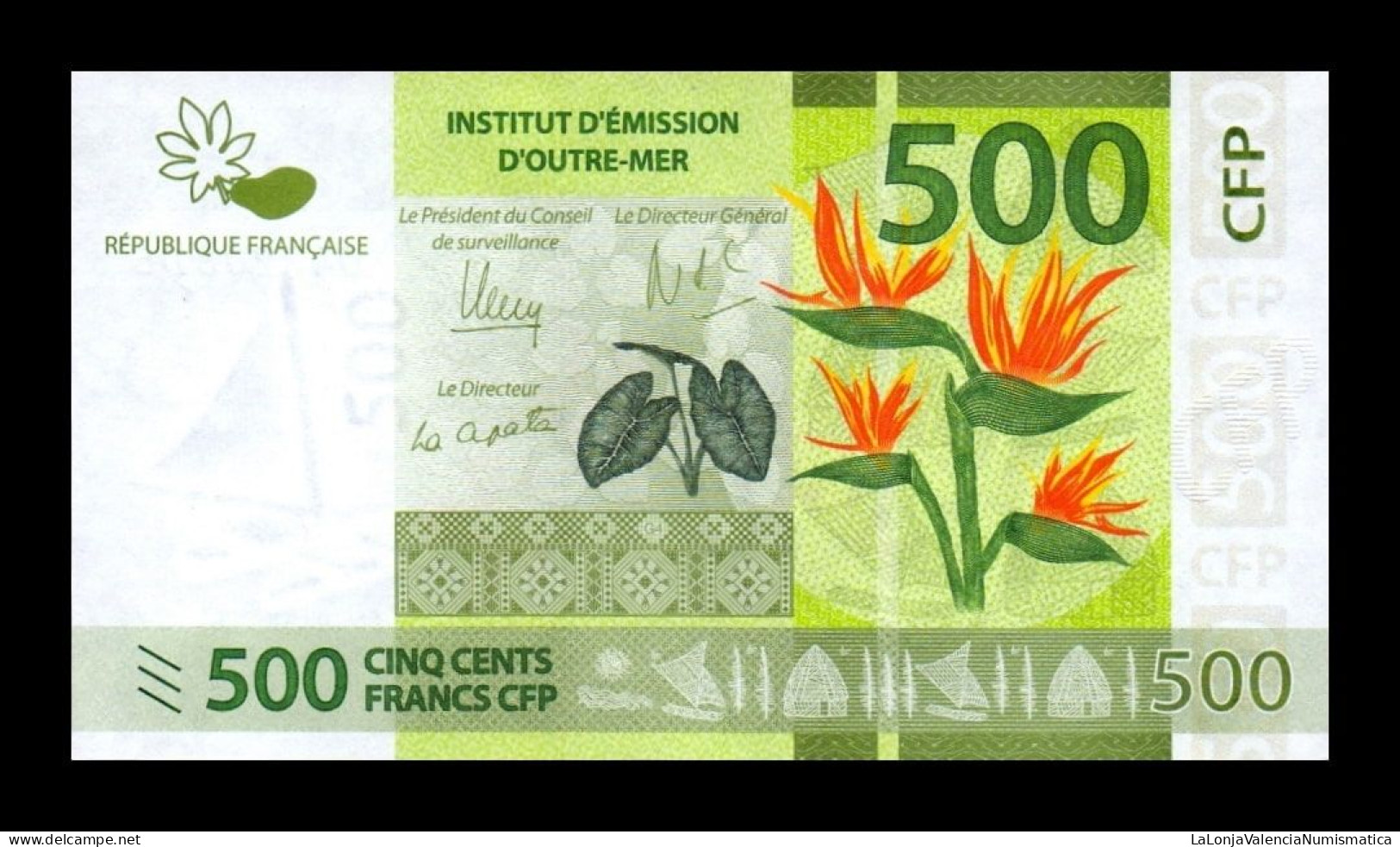 Territorios Franceses Del Pacífico French Pacific Territories 500 Francs 2014 Pick 5a Sc Unc - Territoires Français Du Pacifique (1992-...)