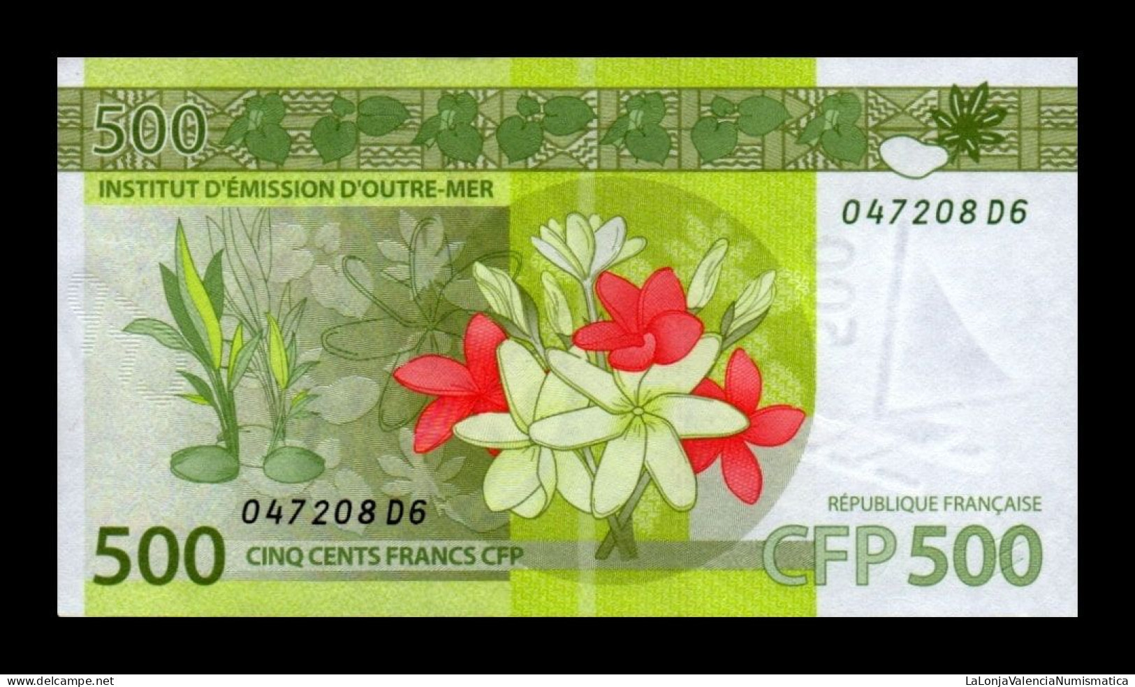 Territorios Franceses Del Pacífico French Pacific Territories 500 Francs 2014 Pick 5a Sc Unc - French Pacific Territories (1992-...)