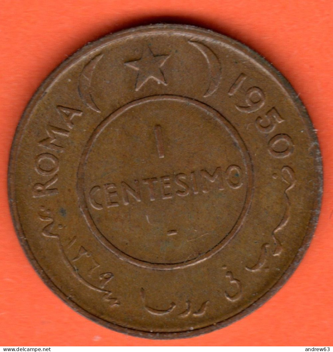 SOMALIA - AFIS Amministrazione Fiduciaria Italiana - 1950 - 1 Centesimo - QFDC - Come Da Foto - Somalie