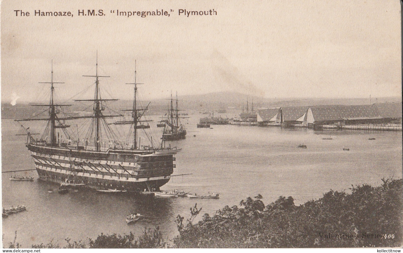 THE HAMOAZE - HMS IMPREGNABLE - PLYMOUTH - Plymouth