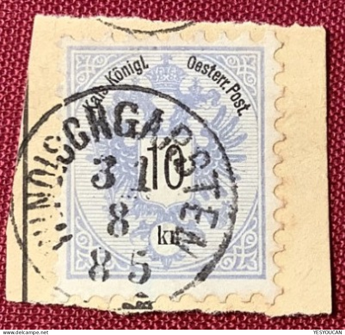 WINDISCHGARSTEN 1885 (Oberösterreich) 10Kr Österreich Tadellos (Austria  Autriche - Used Stamps