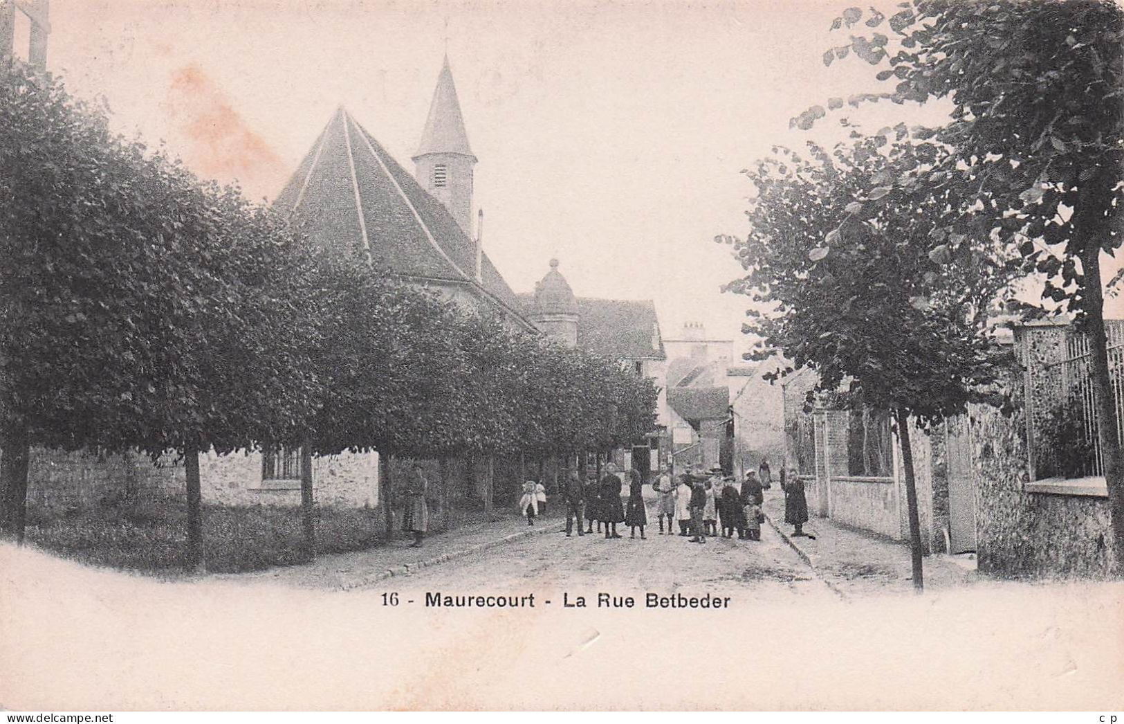 Maurecourt - Le Rue Betbeder - CPA°J - Maurecourt