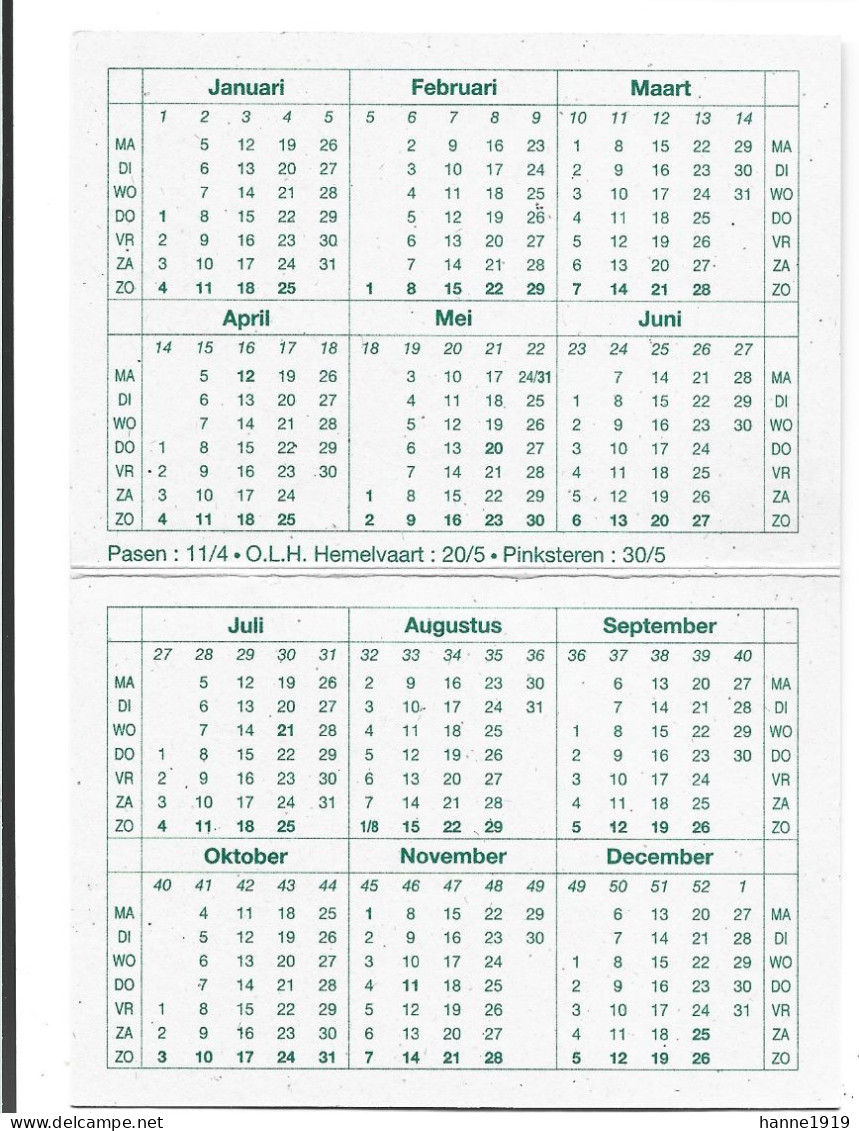 Dynaphar Apotheek Pharmacien Calendrier 2004 Kalender Htje - Petit Format : 2001-...