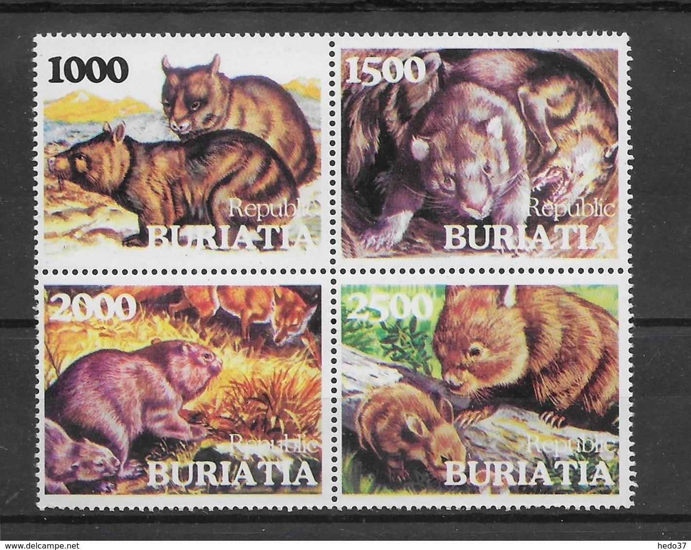 Thème Animaux - Rongeurs - Buriatia - Neuf ** Sans Charnière - TB - Rodents