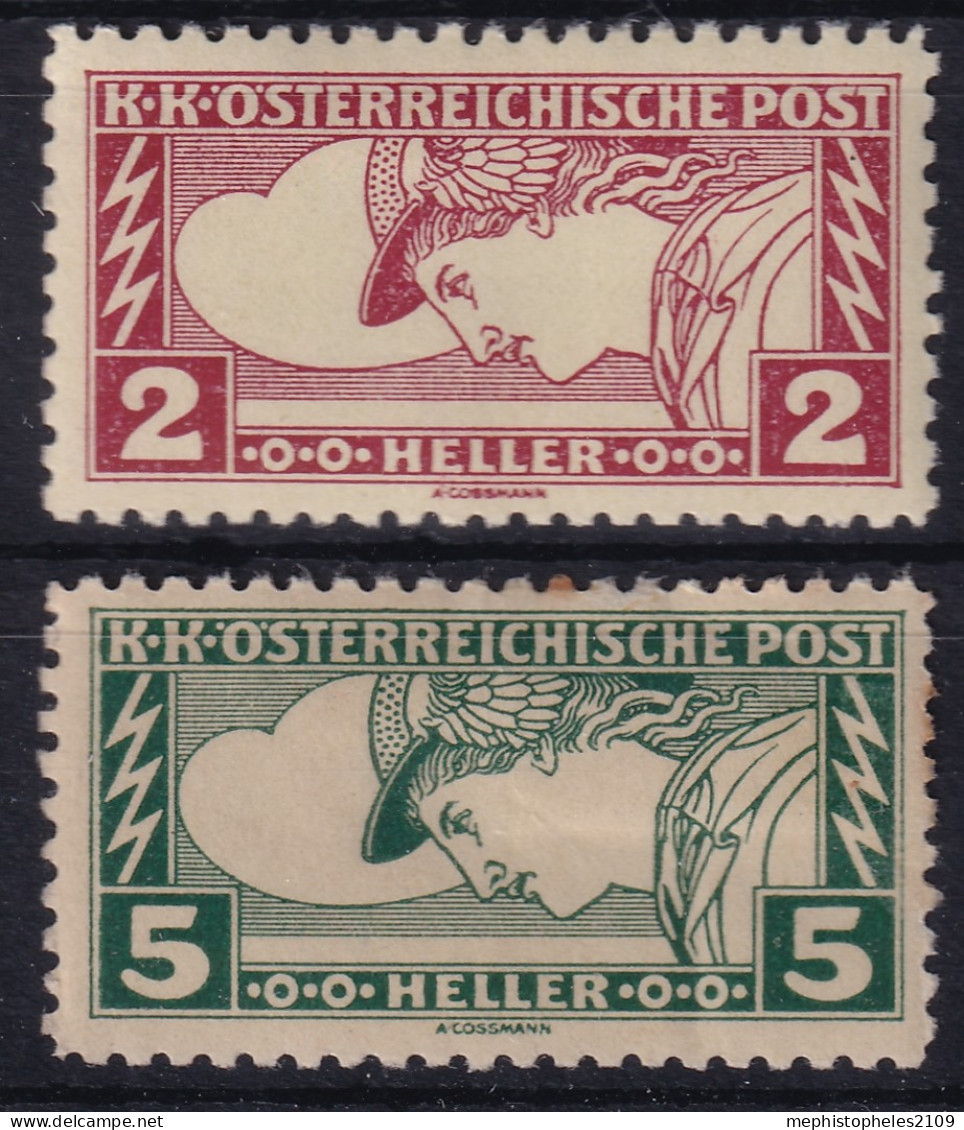 AUSTRIA 1917 - MLH - ANK 219B, 220B - Ongebruikt