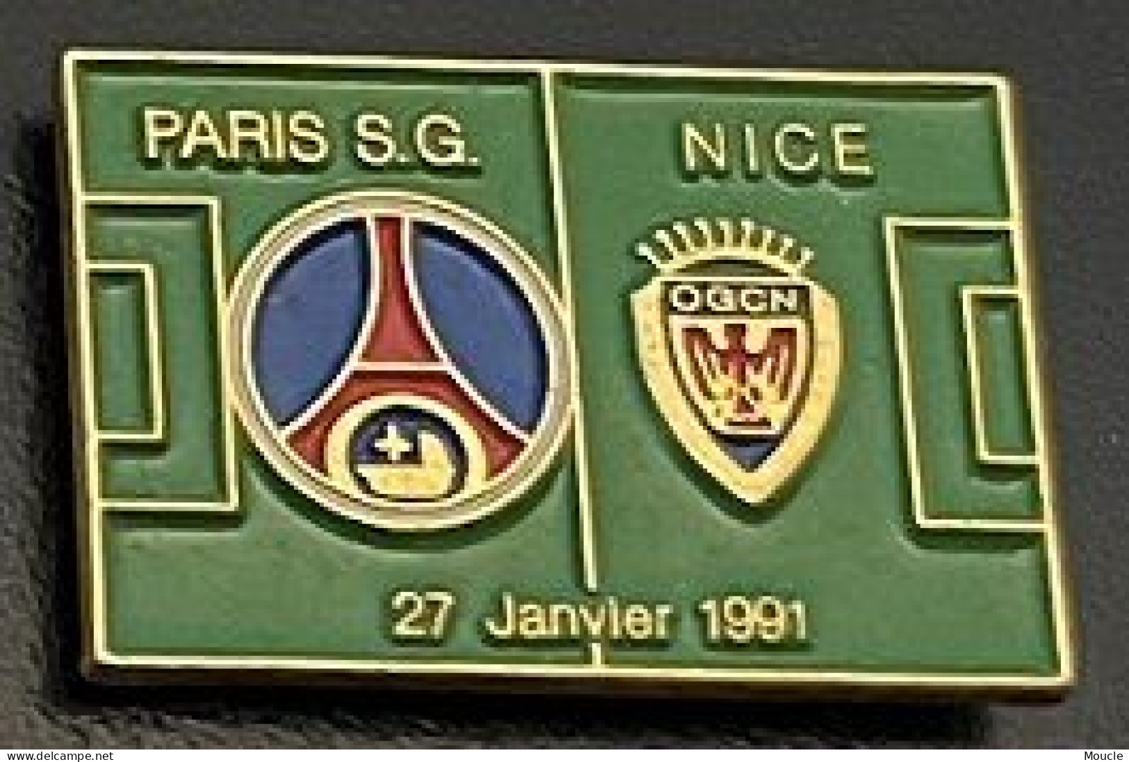 PARIS SG / NICE - PSG - OGC - MATCH DU 27 JANVIER 1991 - FOOTBALL - SOCCER - CALCIO - FOOT - FRANCE - TERRAIN -  (22) - Football