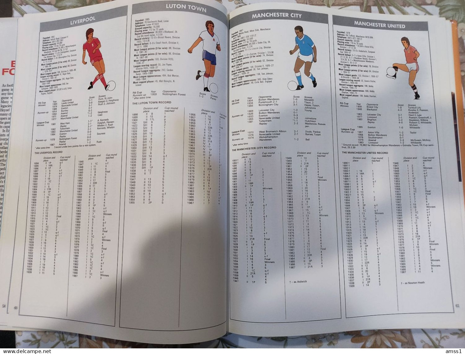 Livre Encyclopedia Of British Football 1872.1987 - 1950-Now