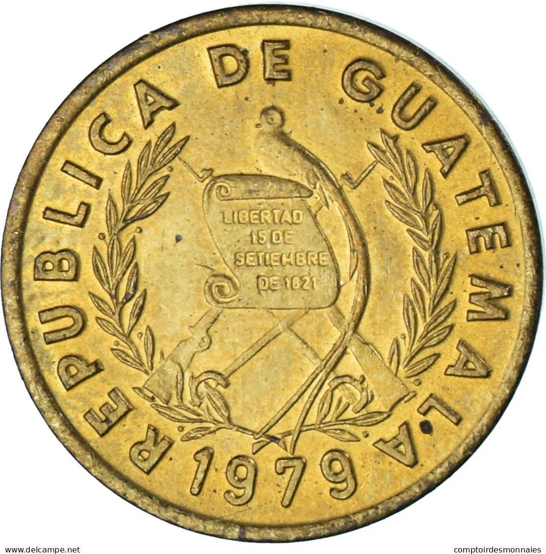 Monnaie, Guatemala, Centavo, Un, 1979 - Guatemala