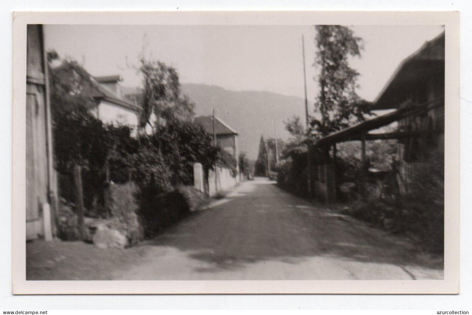 Route Pour Aller à La Gare. Carte Photo - Gresy Sur Isere