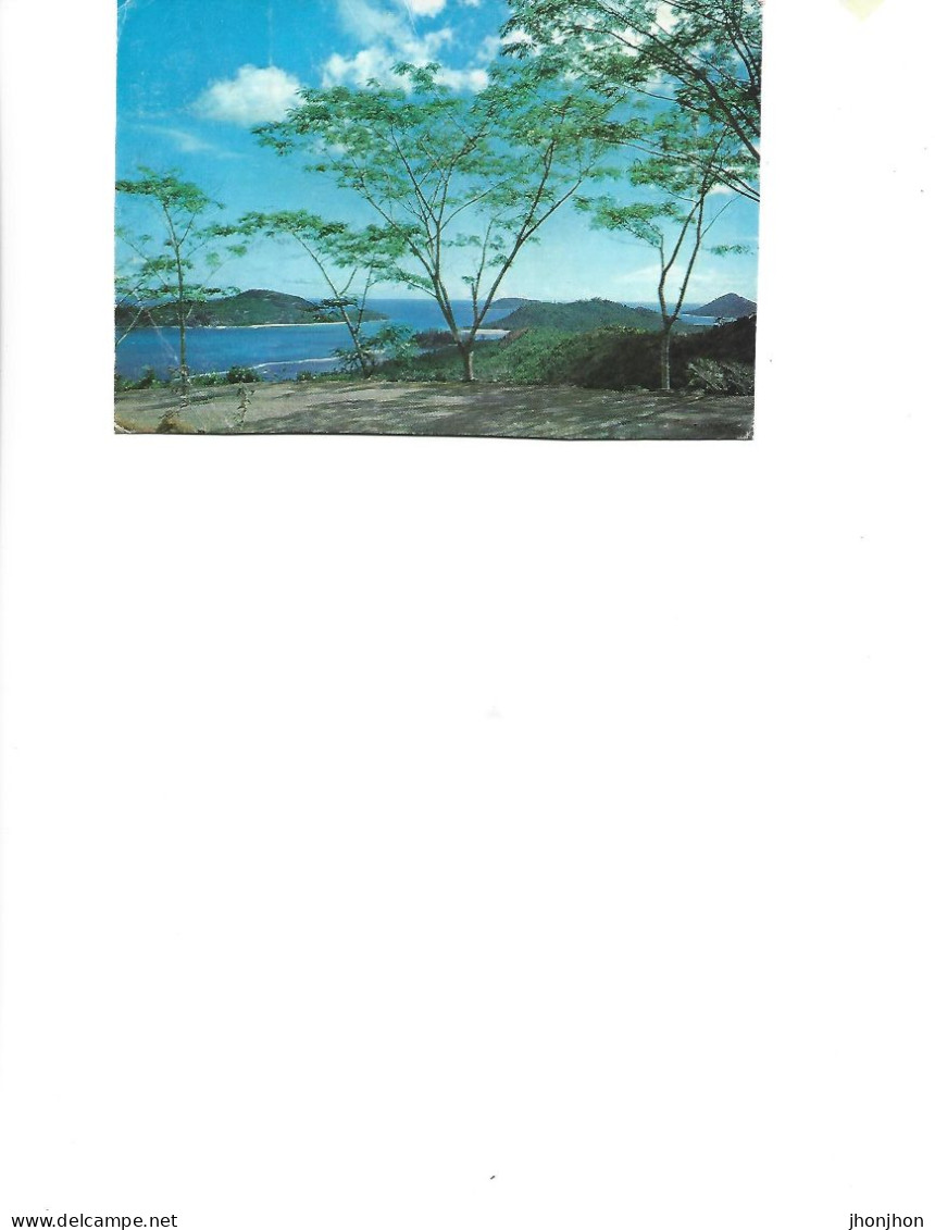 Seychelles - Postcard Used  1979 - Therese Island From Foret Noire Road Mahe - 2/scsns - Seychellen