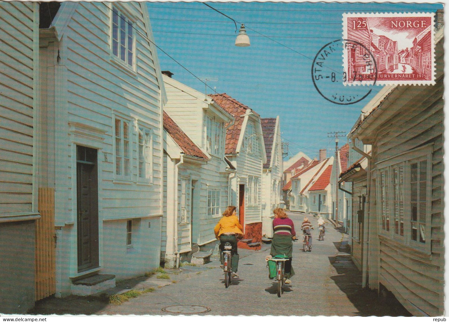 Norvège Carte Maximum 1975 Stavanger 657 - Cartes-maximum (CM)