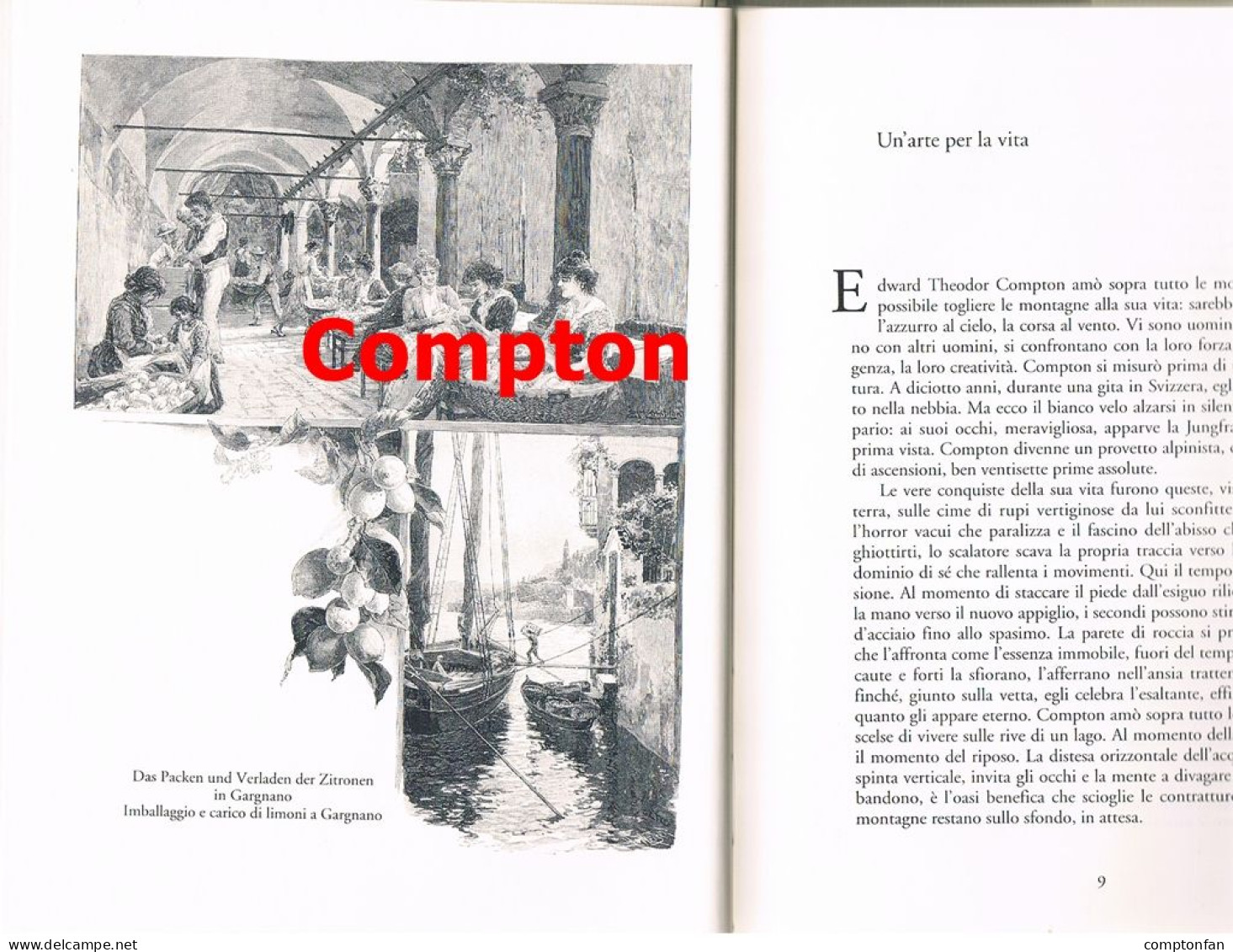 B100 831 Compton Gardasee in Bildern Lago di Garda 1996 Cierre Edizione Rarität !