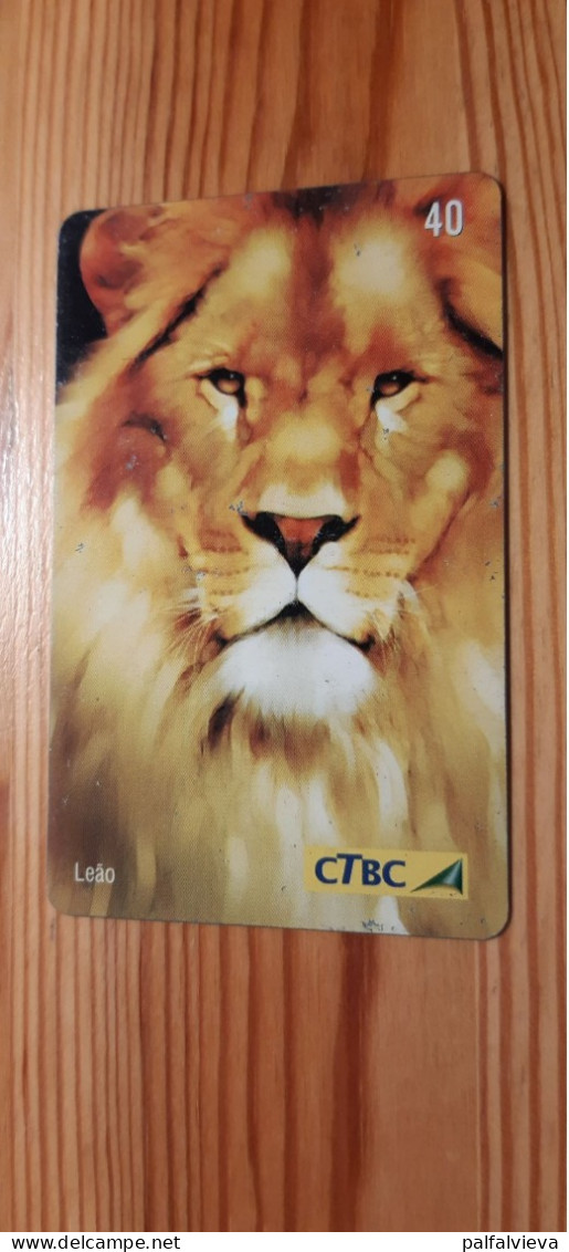 Phonecard Brazil - Lion - Brasilien