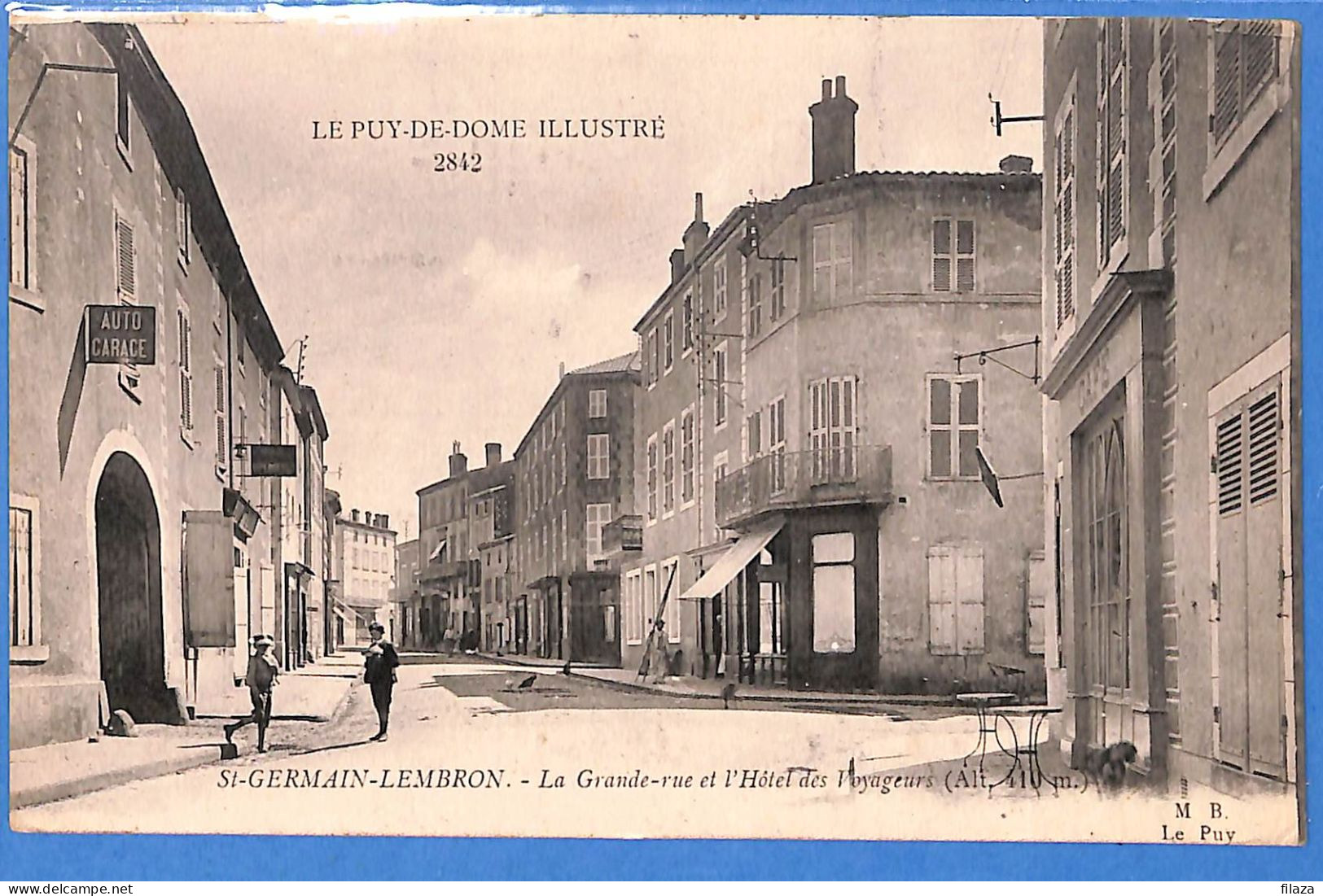 63 - Puy-de-Dôme - Saint Germain Lembron - La Grande Rue Et L'Hotel (N13424) - Saint Germain Lembron