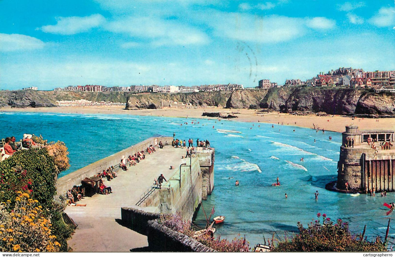 England Newquay Towan , Great Western & Tolcarne Beaches - Newquay