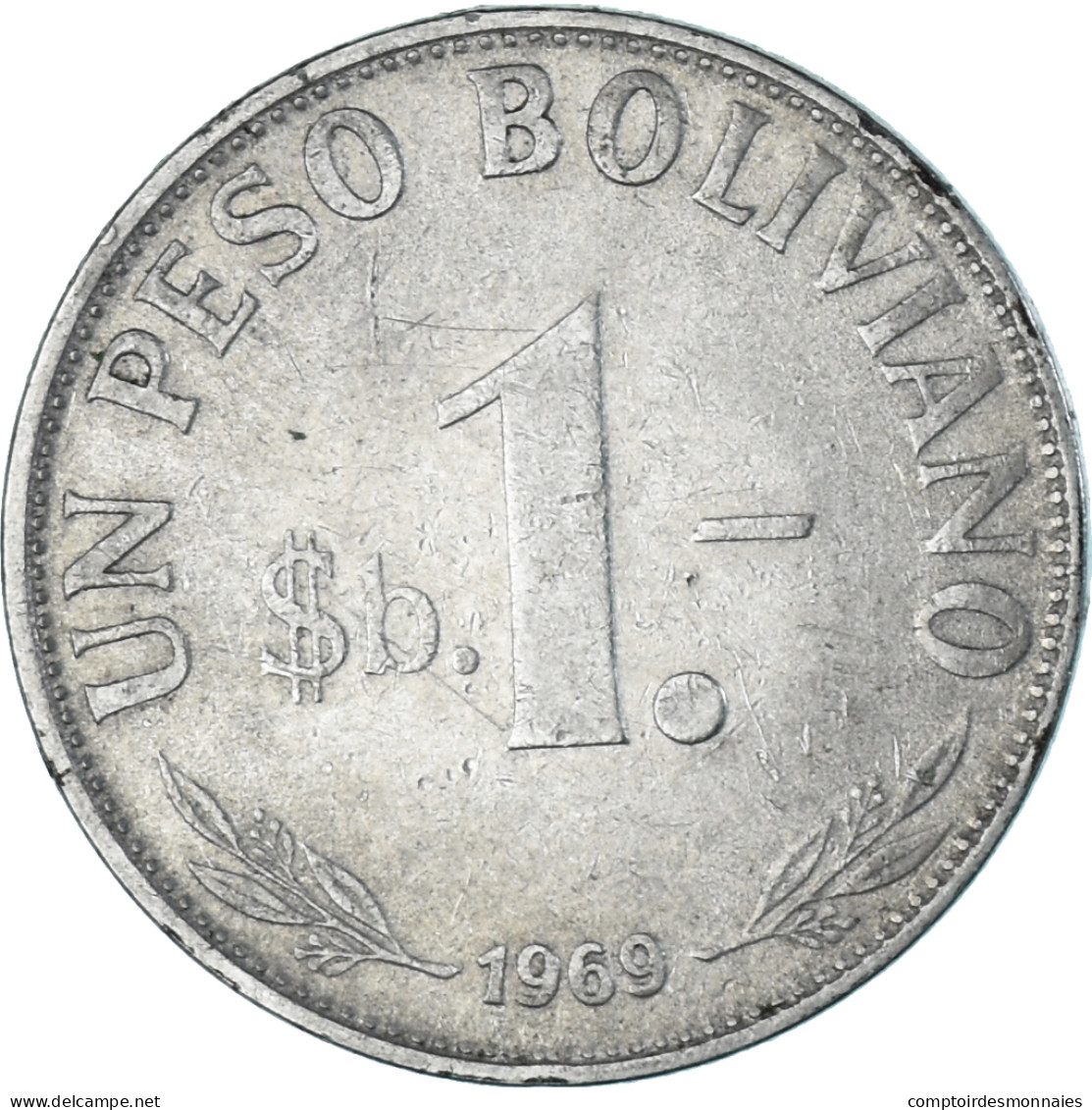 Monnaie, Bolivie, Peso Boliviano, 1969 - Bolivia