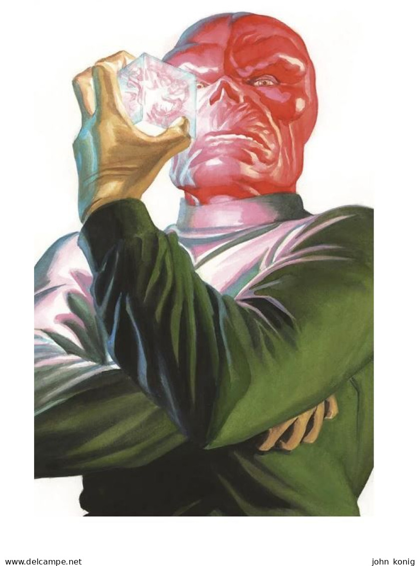 PANINI - MARVEL ITALIA - Capitan America N.12 - Villain Variant Cover (by Alex Ross) TESCHIO ROSSO / RED SKULL 2023 - Super Héros