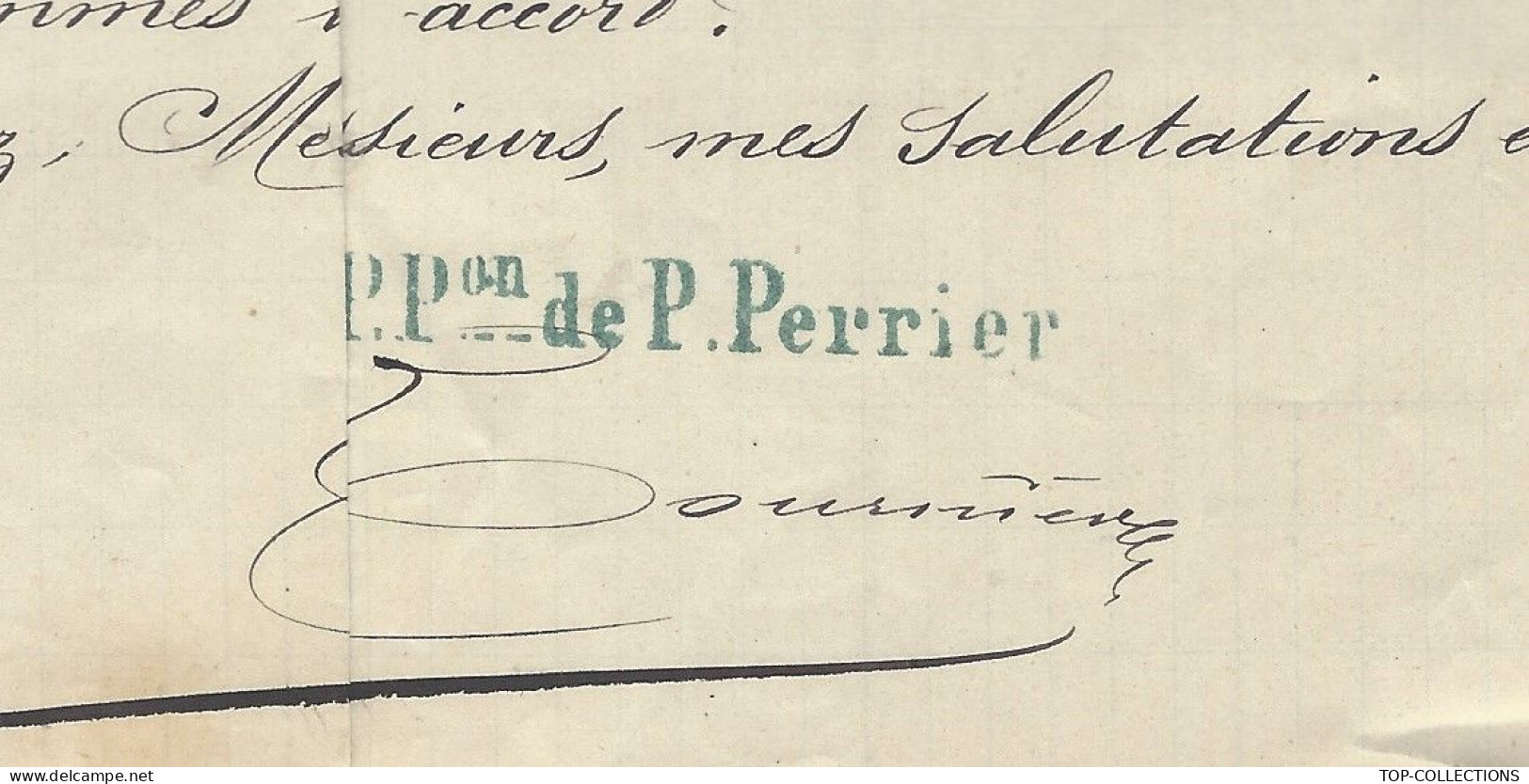 NAVIGATION 1882  P. PERRIER BORDEAUX NAVIRE « Ferdinand De Lesseps » Pour Nouméa Et NAVIRE  St Louis Nouméa Pour Curcier - 1800 – 1899