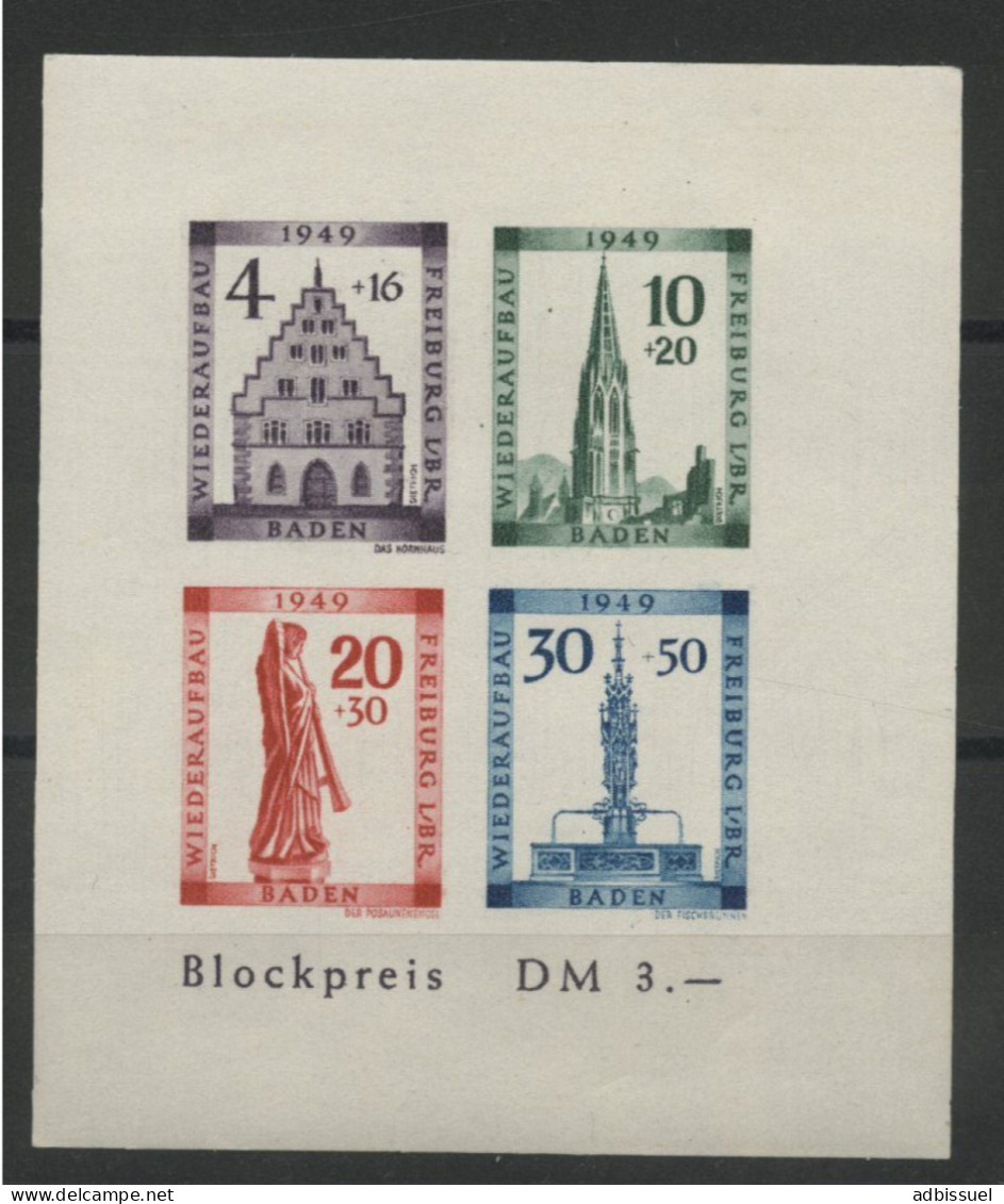 BADE BADEN N° 2B Non Dentelé COTE 150 € Neuf ** (MNH) Qualité TB - Bade