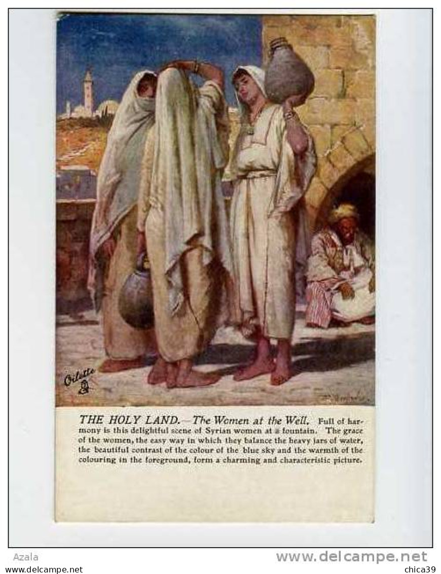 003007  -   The Holy Land  -  The Women At The Well  Par L'illustrateur Fulleylove - Palestine