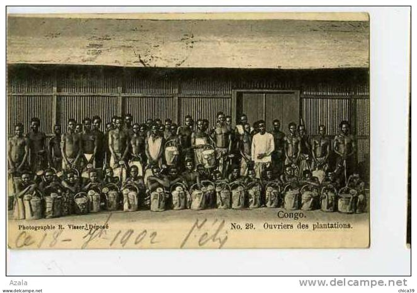 003990  - Congo Belge  -  Ouvriers Des Plantations - Ruanda- Urundi