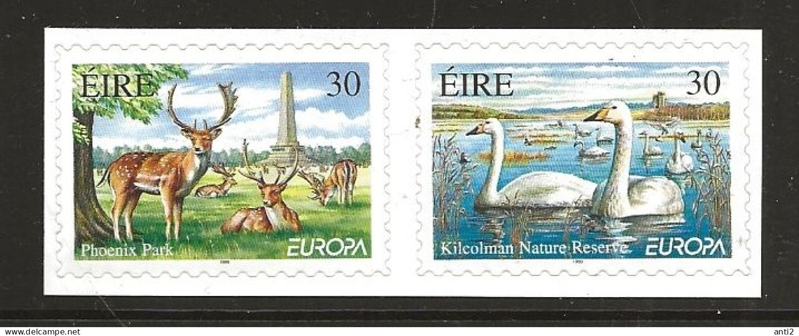 Ireland 1999 Europe: Nature Reserves And Parks. Phoenix Park, Kilcolman Nature Reserve,   Mi  1141 - 1142  MNH(**) - Otros & Sin Clasificación