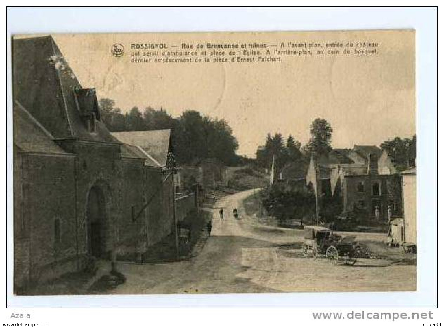 004608  -  ROSSIGNOL  -  Rue De Breuvanne Et Ruines - Tintigny