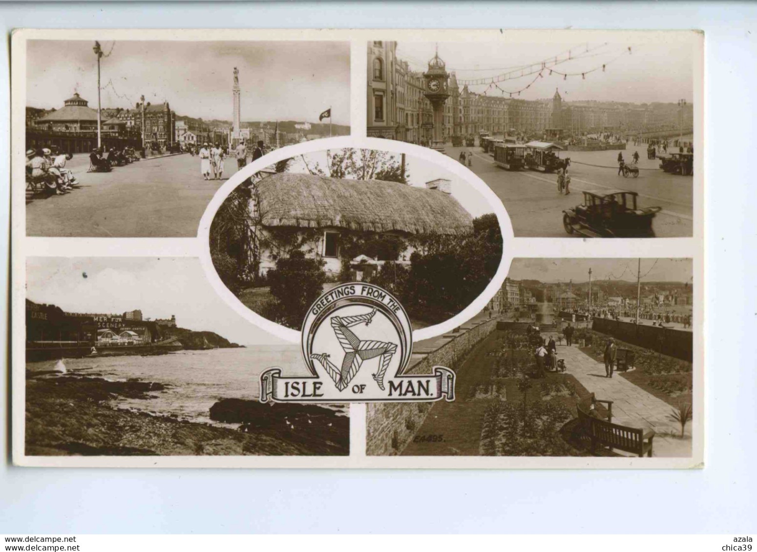 A 19401   -   Greetings From The Isle Of Man - Ile De Man