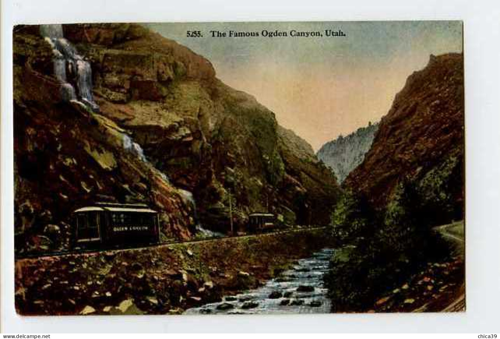 011686  -  The Famous Ogden Canyon  -  Utah - Ogden
