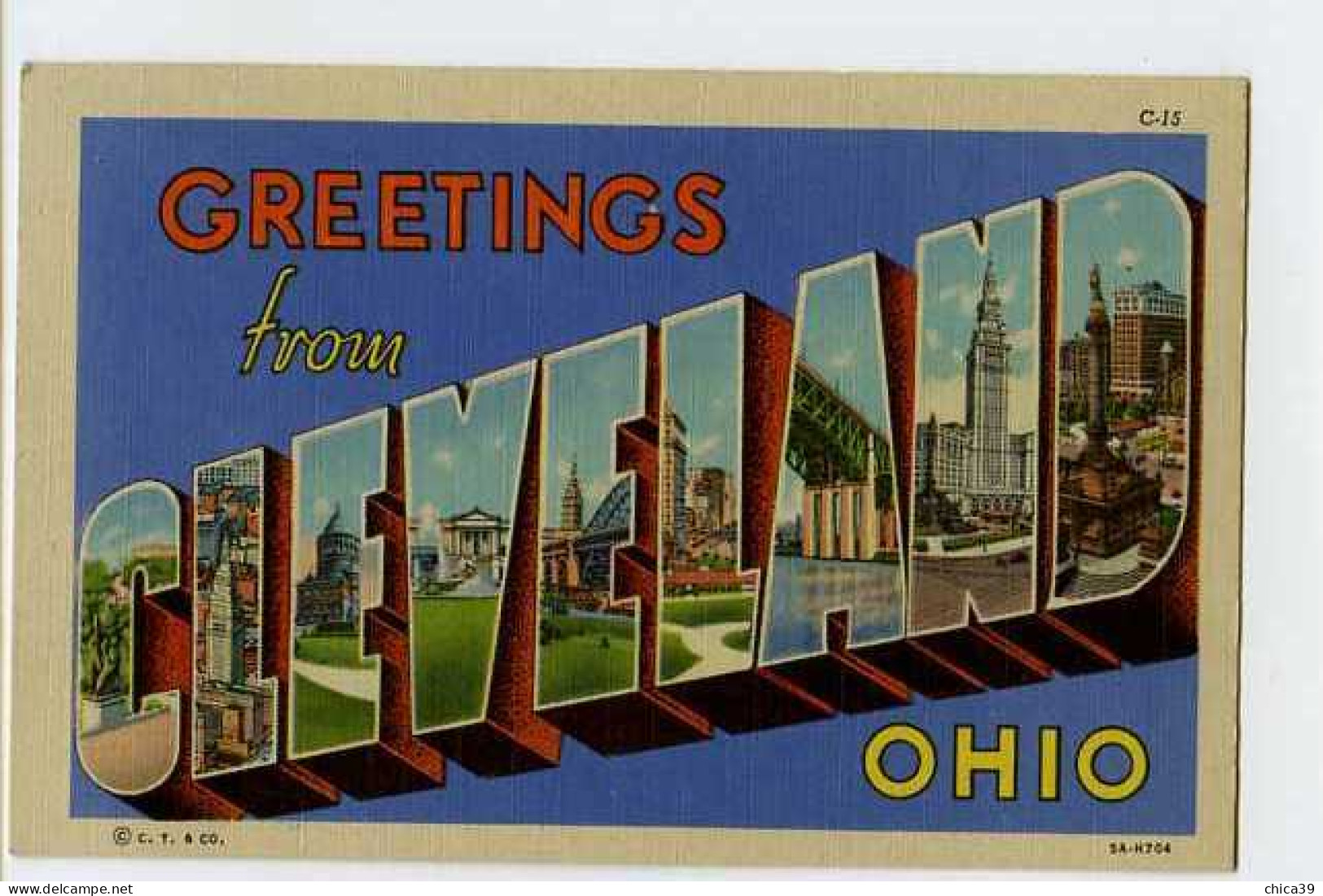 011692/94  -   OHIO  -  Greetings From  CLEVELAND - Cleveland