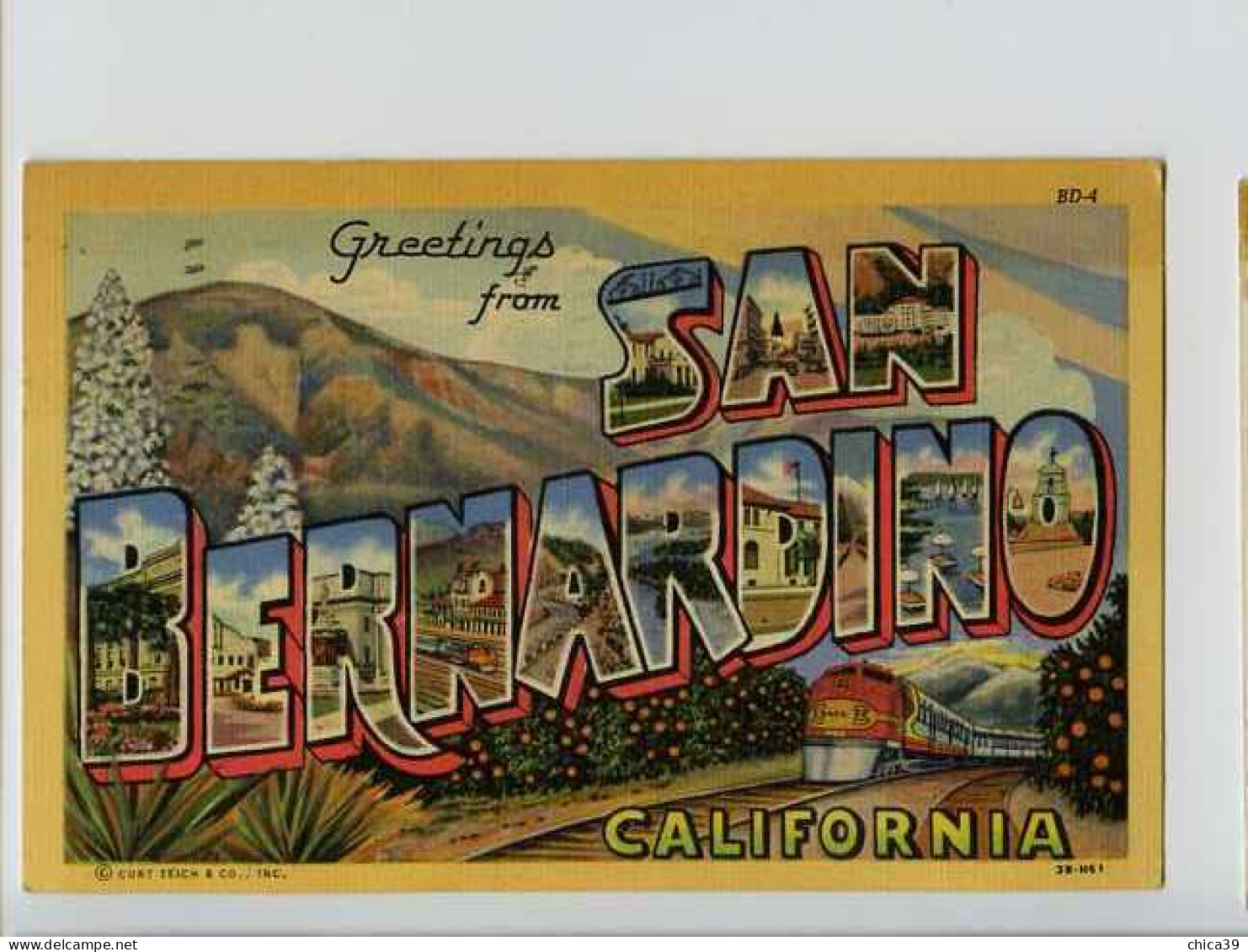 011687/89  -  CALIFORNIA  -  Greetings From SAN BERNARDINO - San Bernardino