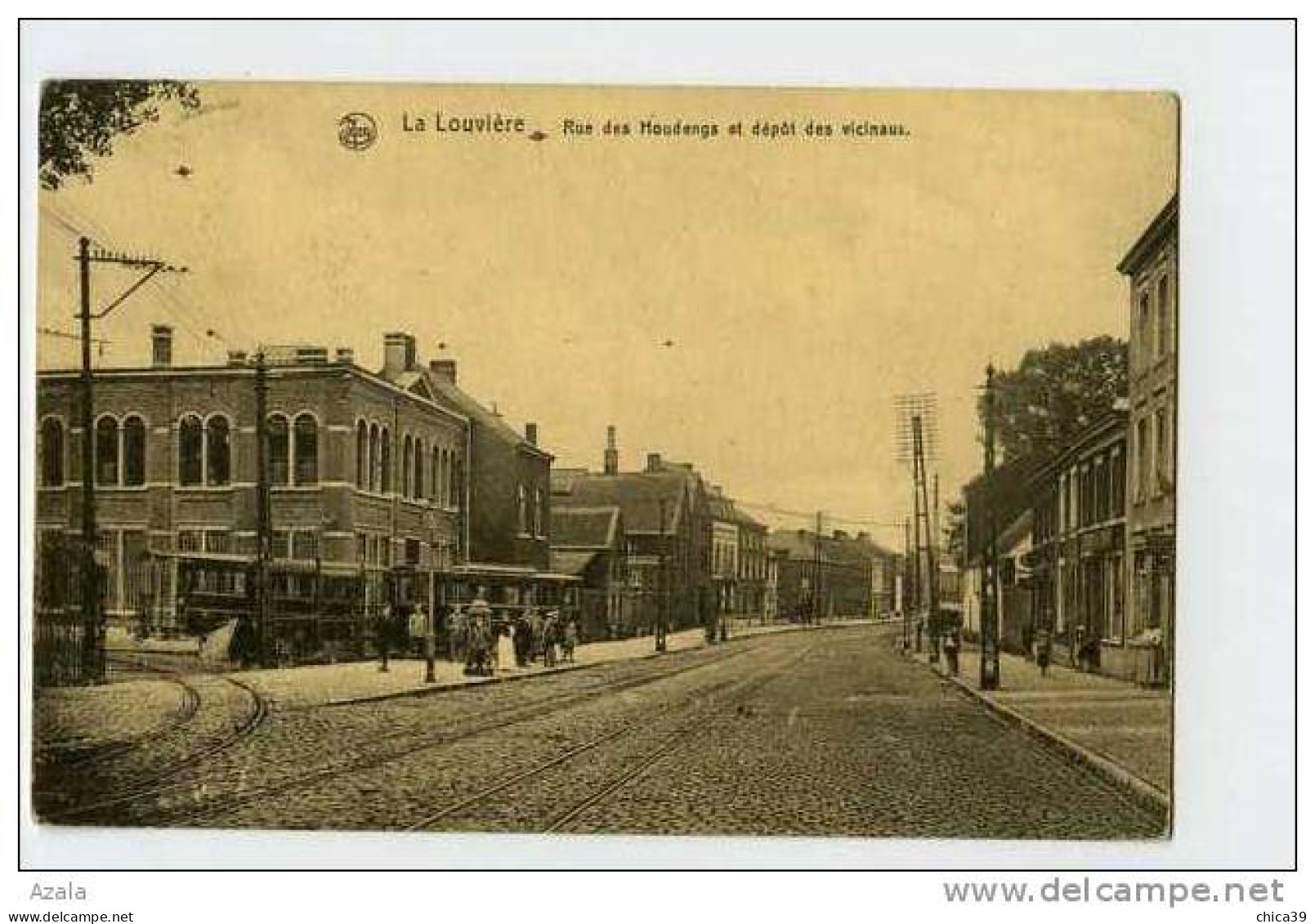 006314  -  La Louvière  -  Rue Des Houdengs Et Dépot Des Vicinaux - La Louvière