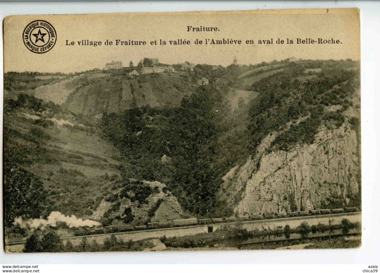 A 18888   -   Fraiture  -  Le Village De Fraiture Et La Vallée De L'Amblève En Aval De La Belle-Roche - Tinlot