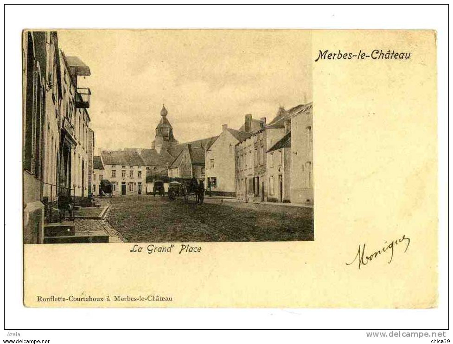 016918 - Merbes-le-château  - La Grand'Place - Merbes-le-Château