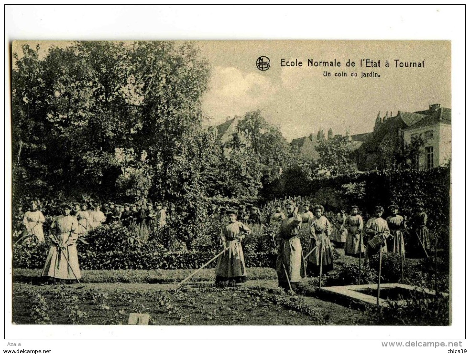 17463   -   Ecole Normale De L'Etat à Tournai  -  Un Coin Du Jardin - Tournai