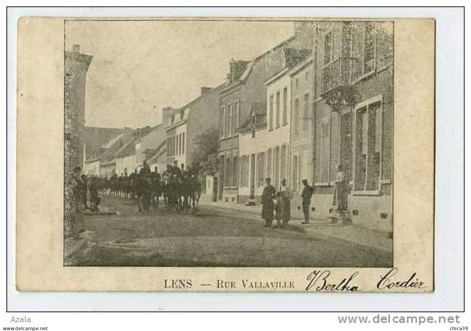 016030  -  LENS  -  Rue Vallaville - Lens