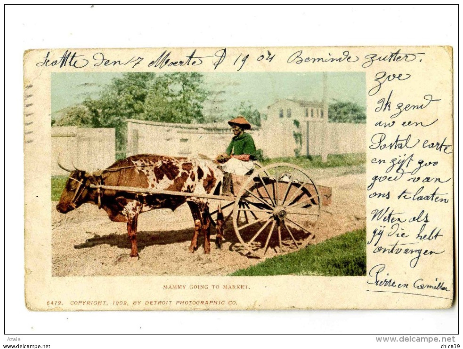 17256   -    Bahamas  -  Mammy Going To Market - Bahamas