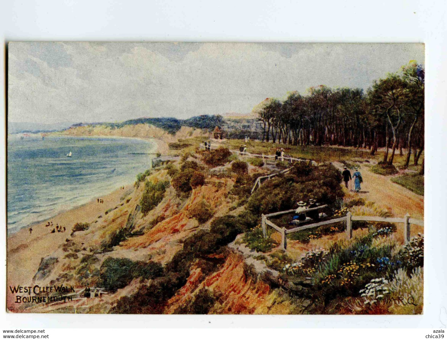 A 18893   -   AR. Quinton  -  Bournemouth  -  West Clife Walk - Quinton, AR