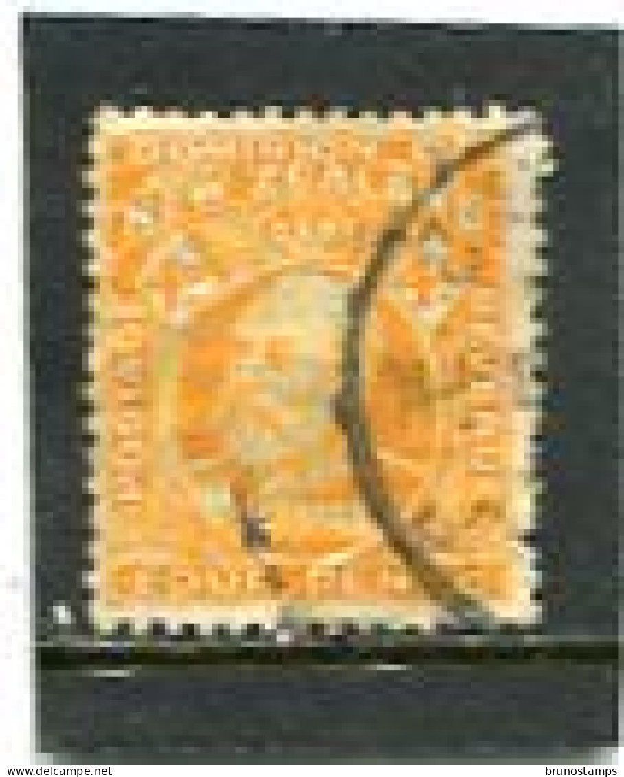 NEW ZEALAND - 1909  4d  YELLOW  KING EDWARD VII  FINE USED  SG 390a - Gebraucht