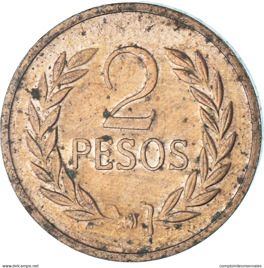 Monnaie, Colombie, 2 Pesos, 1977 - Colombia