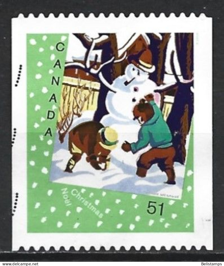 Canada 2006. Scott #2184 (U) Christmas Card Art, Snowman By Yvonne McKague Housser - Oblitérés