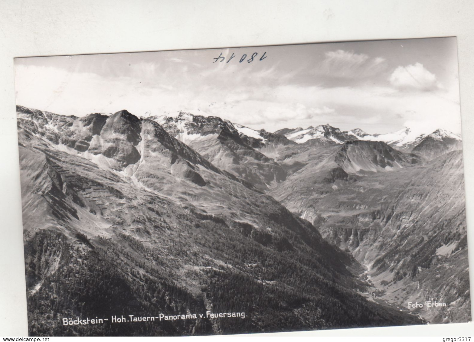 D1856) BÖCKSTEIN - Hoh. Tauern Panorama V. Feuersang ALT !! Foto Erben - Böckstein