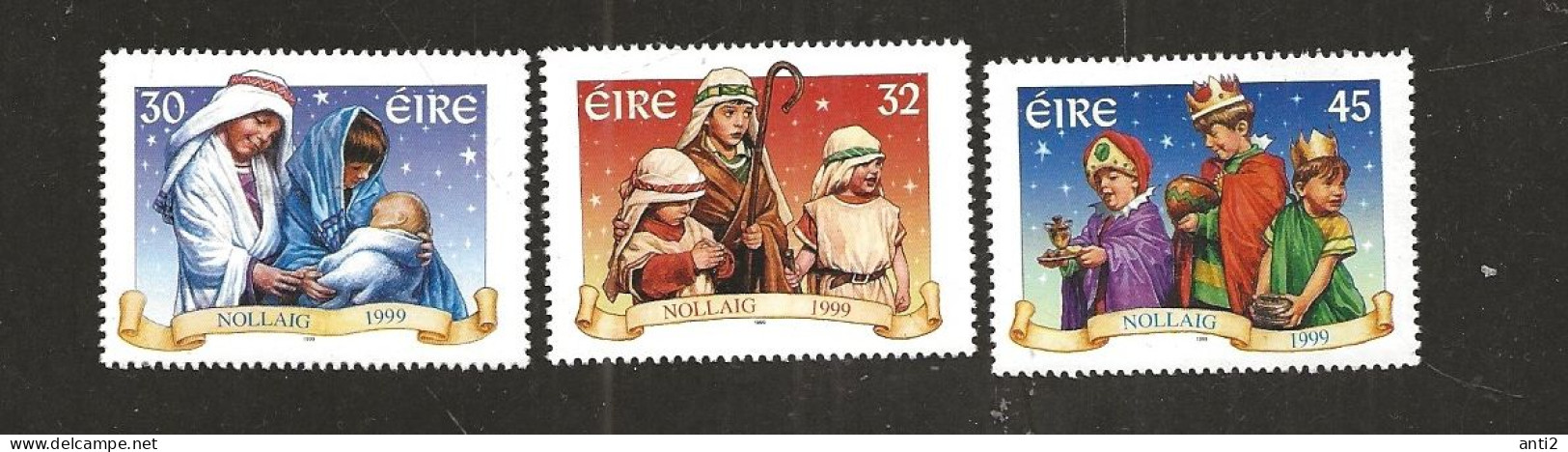 Ireland 1999 Christmas, Children At The Performance Of The Nativity Play   Mi  1196-1198 MNH(**) - Other & Unclassified