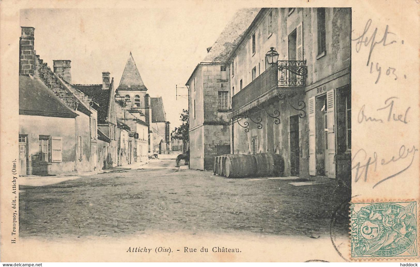 ATTICHY : RUE DU CHATEAU - Attichy