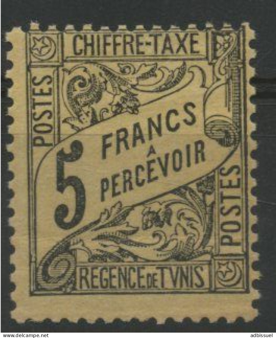 TUNISIE Timbre Taxe N° 35 Neuf * (MH) COTE 76 € Voir Description - Postage Due