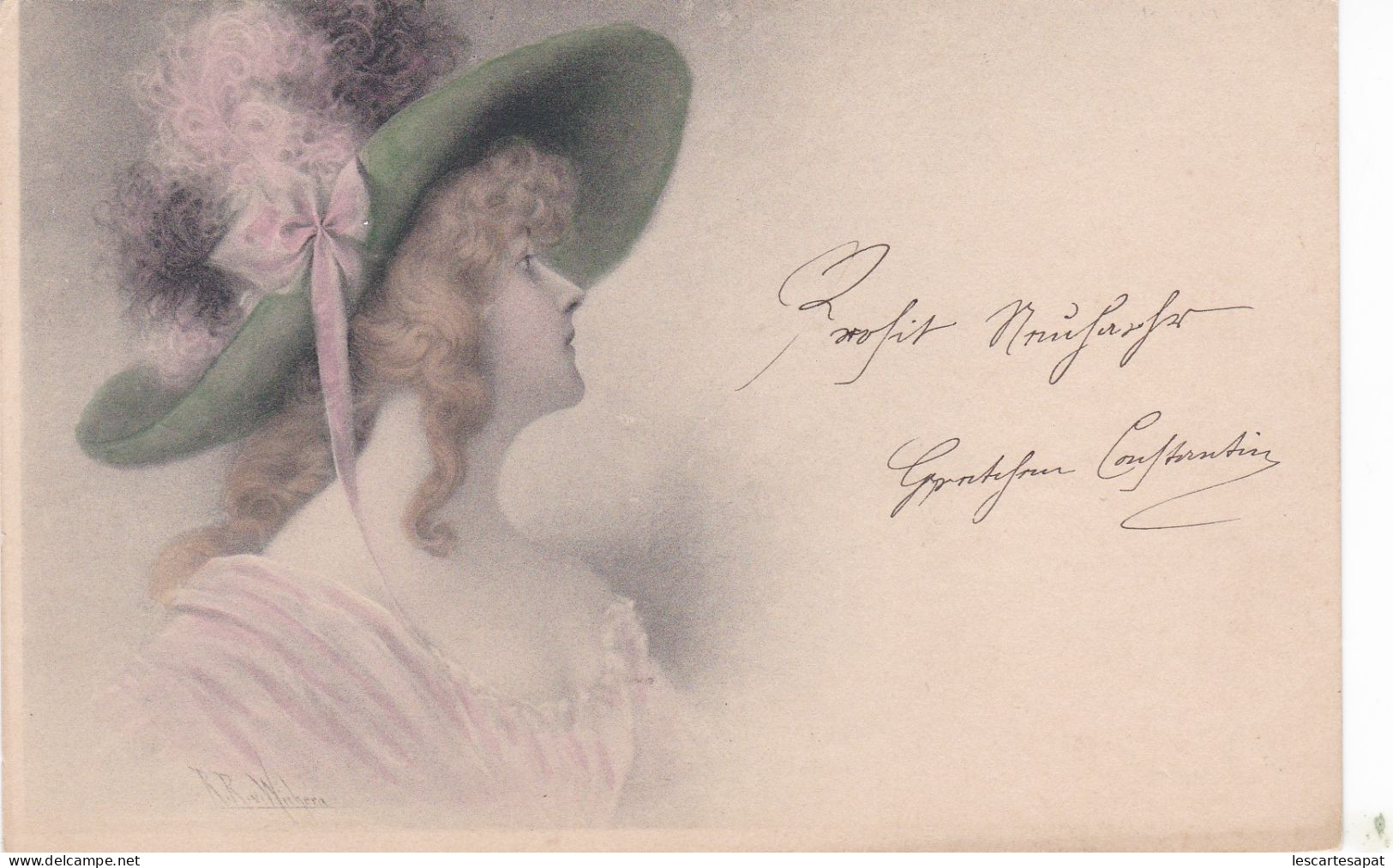 MM VIENNE N° 112 - Portrait De Femme Grand Chapeau - Wichera