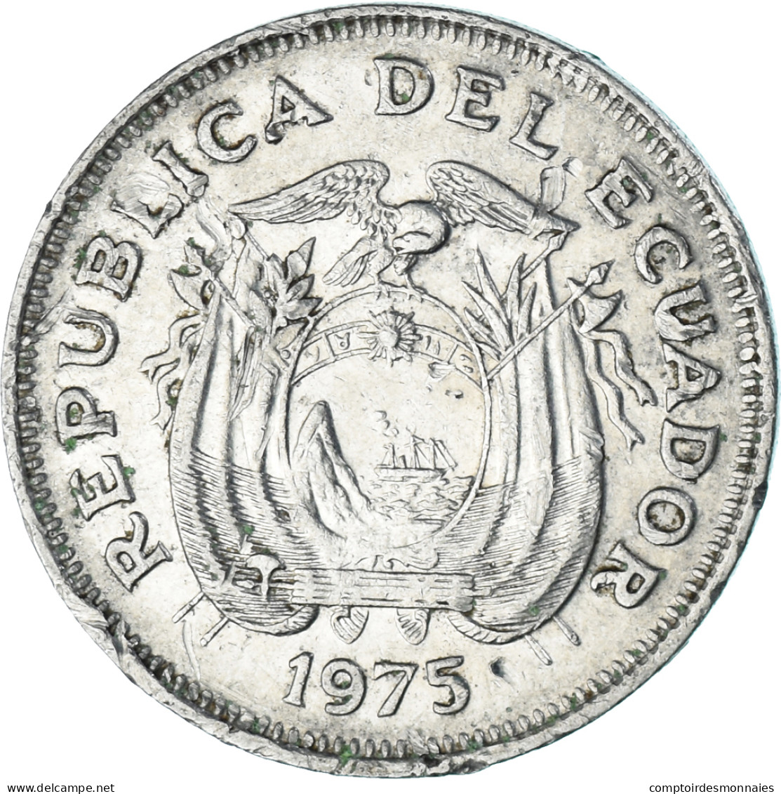 Monnaie, Équateur, Sucre, Un, 1975 - Ecuador