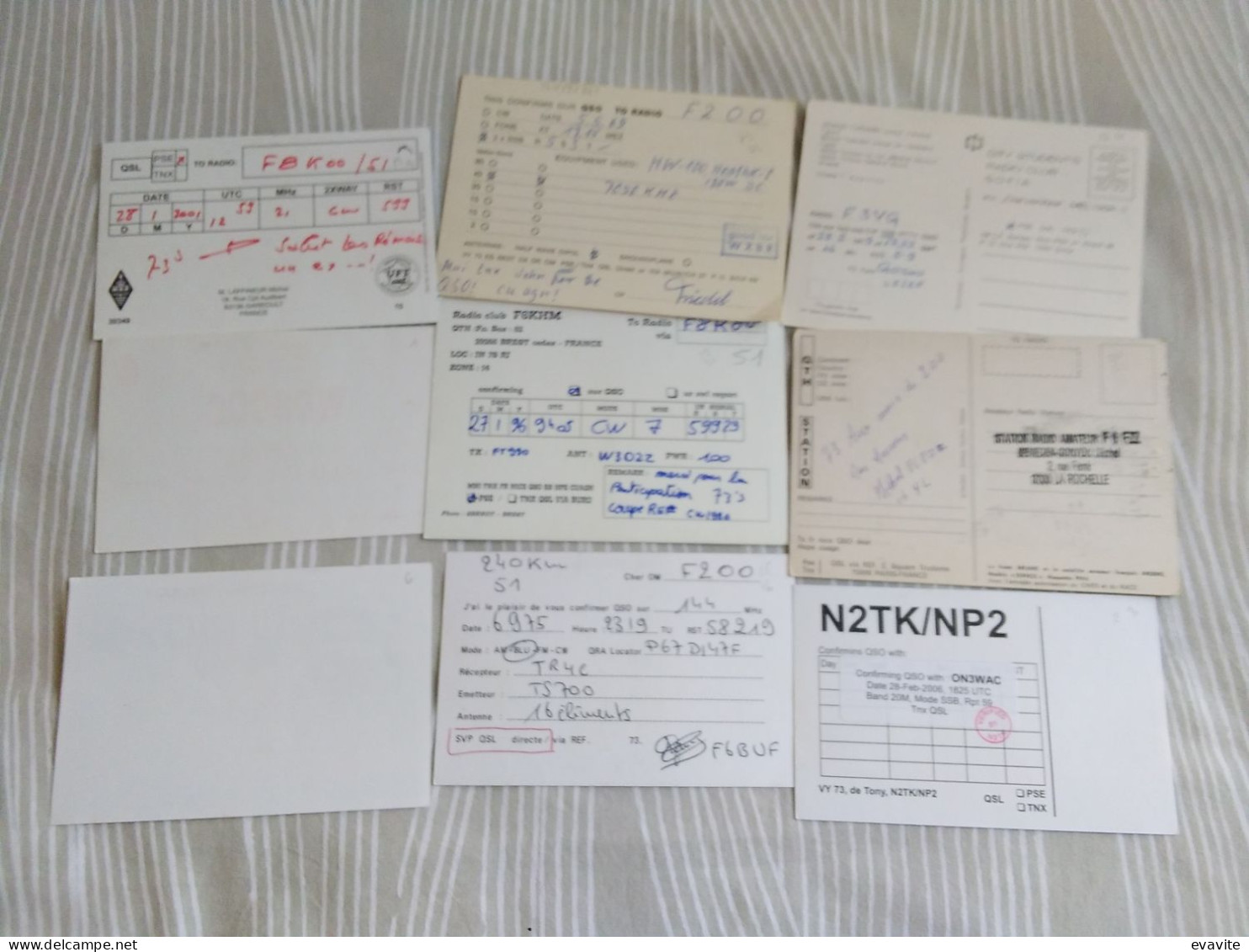 Lot De 21 Cartes QSL   Radio Amateur Et Autres     Tous Pays à Voir.... Scan Recto-verso - Andere & Zonder Classificatie