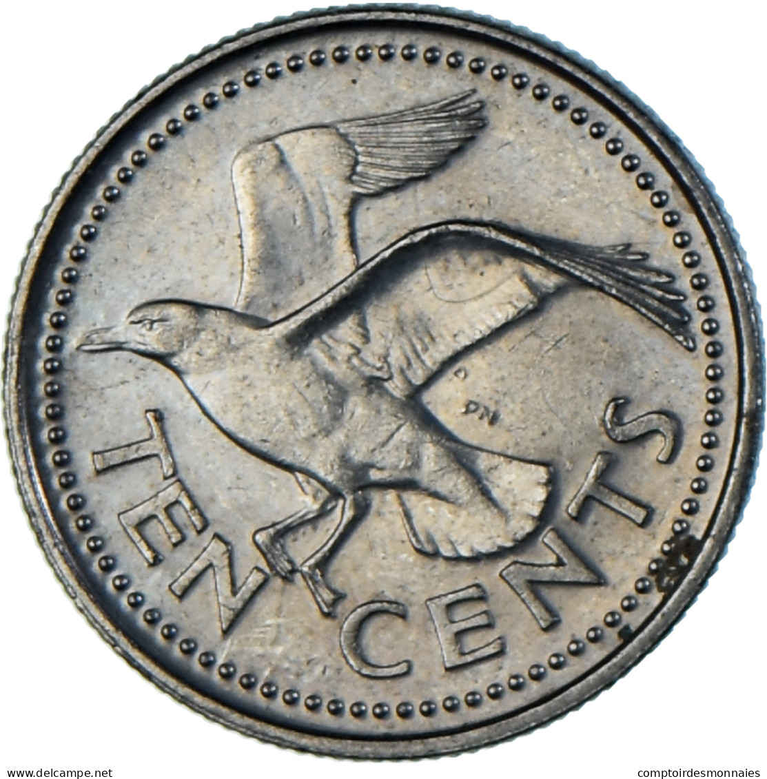 Monnaie, Barbade, 10 Cents, 1989 - Barbados (Barbuda)