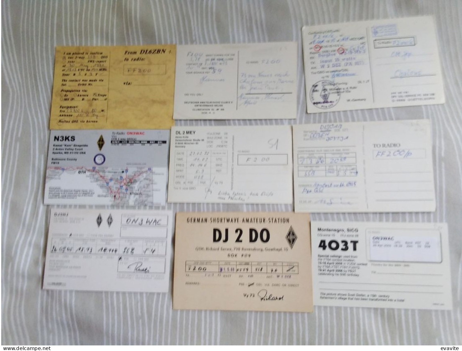 Lot De 21 Cartes QSL   Radio Amateur Et Autres     Tous Pays à Voir.... Scan Recto-verso - Other & Unclassified